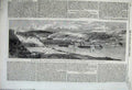 Old Antique Print 1862 Civil War America Army Ships Steamer Potomac River 19th