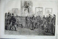 Original Old Antique Print 1862 Middlesex Volunteers Lord Ranelagh Murdoch Lock