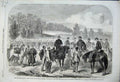 Original Old Antique Print 1862 Civil War America General Stoneman Comte Paris