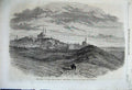 Old Antique Print 1862 Prince Wales Egypt Cairo Town Scene Frank Dillon 19th