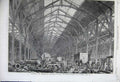 Old Antique Print 1862 International Exhibition Building Annexe Machinery 19th