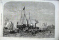 Old Antique Print 1862 Royal Highness Prince Wales Ship Alexandria Egypt 19th