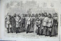 Old Antique Print 1862 Queen Westminster Rifle Volunteers Major Loch Byng 19th