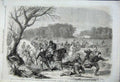 Old Antique Print 1862 Civil War America General Blenker Battle Anandale 19th