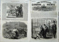 Old Antique Print 1862 Rifle Association Plumstead Marshes Council Men 19th