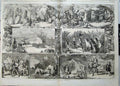 Old Antique Print Pantomimes 1862 Theatre Lyceum Drury Covent Haymarket 19th