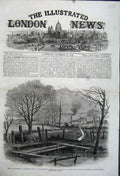 Old Antique Print 1862 Explosion Edmund'S Colliery Barnsley Trench Canal 19th
