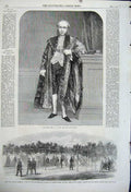 Old Antique Print 1862 Rose Lord Mayor War America Drury Bluff James Camp 19th