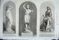 Old Antique Print 1862 Statue Skipping Girl Minton Daphne Marble Memory 19th