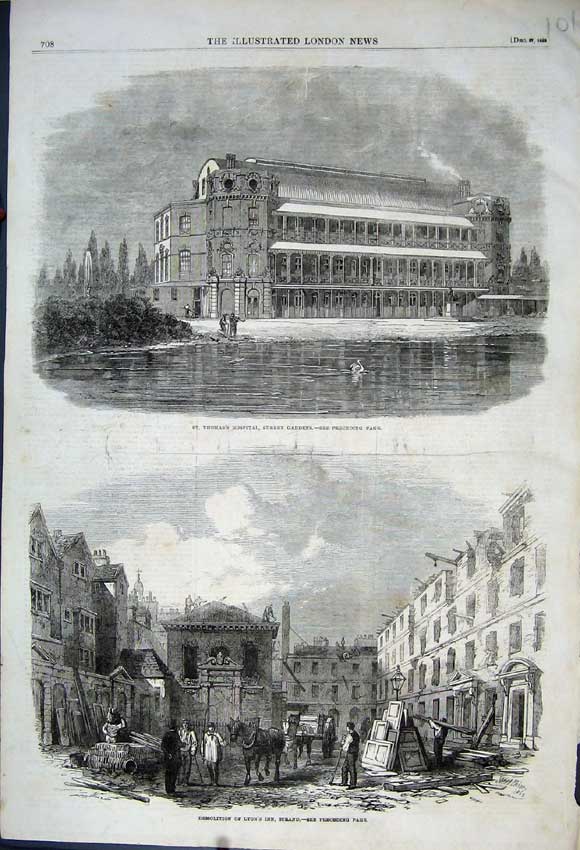 Original Old Antique Print 1862 Charles Thomas Longley Archbishop Canterbury