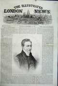 Original Old Antique Print Portrait John Bird Sumner Archbishop Canterbury1862