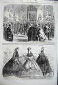Old Antique Print 1862 Paris Fashion Lord Palmerston Portrait Dover Dieu 19th
