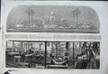 Original Old Antique Print 1862 Objects Steel Krupp Prussia Plateau Candelabra