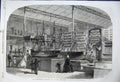 Old Antique Print 1862 Admirality Department Ships Naval Court Exhibition 19th