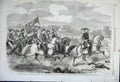 Original Old Antique Print 1862 Civil War America General Stuart Cavalry Horses