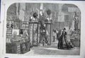 Original Old Antique Print 1862 International Exhibition Algerian Court London