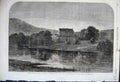 Old Antique Print 1862 Queen Victoria Germany Reinhardsbrunn Gotha Castle 19th