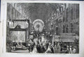 Old Antique Print 1862 International Exhibition View Nave People London 19th