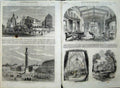 Old Antique Print 1862 Ducal Palace Darmstadt Louisen Platz Wight Clare 19th