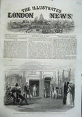 Old Antique Print 1863 Scene Comedy Finesses Spy Theatre Royal Haymarket 19th