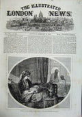 Old Antique Print 1863 Xarifa Indian Woman Sitting Frank Wyburd Fine Art 19th