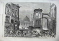 Old Antique Print 1863Masaniello Royal Italian Opera Covent Garden Naples 19th