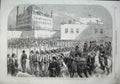 Original Old Antique Print Cairo Sultan Envoy Pacha Egypt 1863 Horse Siers Men