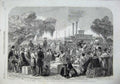 Old Antique Print 1863 War America Federal Steamer Ship Flag Madisonville 19th