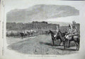 Old Antique Print 1863 Royal Queen London Volunteers Hyde Park Horse Army 19th