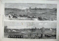 Original Old Antique Print Civil War America 1863 Jefferson County Horses Canon