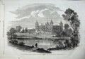 Old Antique Print 1863 Baron Rothschild'S Chateau Ferrieres Paris River 19th