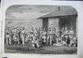 Original Old Antique Print 1863 Battalion Twenty Middlesex Rifle Volunteers War