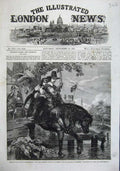 Old Antique Print Fine Art 1863 Lady Jane Charles Fresco Westminster Ward 19th