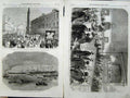 Antique Old Print 1863 Earl Grey Hull Wilberforce Monument Samuelson Ship 19th