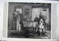 Original Old Antique Print 1864 Scene Tennyson'S Dora Theatre Man Child Women