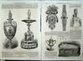 Old Antique Print 1864 Monument Archbishop Musgrave Princess Wales Tazza 19th