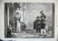 Original Old Antique Print 1864 Master Slender Anne Page Sir Agustus Kensington