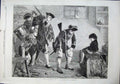 Original Old Antique Print 1864 War Siers Rifle Music Instruments Little Girl