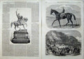 Old Antique Print Goodwood Cup 1864 Lupin Dollar Horse Ladies Lawn Sport 19th