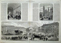 Original Old Antique Print Prince Wales Denmark 1864 Rosenborg Museum Kongen'S