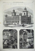 Old Antique Print Exhibition Building Dunedin Province Otago New Zealand