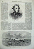 Old Antique Print 1865 Dodson Commons Melmerby Troop Ship Brest Harbour 19th