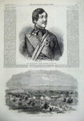 Original Old Antique Print 1865 Prizes Children Ragged School Union Exeter Hall