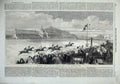 Old Antique Print 1865 Sport Gladiateur Grand Prix Paris Lonchamps Horse 19th