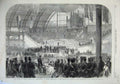 Original Old Antique Print 1865 Prince Wales Exhibition Reformatory Schools Art