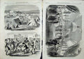 Antique Old Print 1865 Arab Tribes Algiers Marshall Macmahon Palace Dance 19th