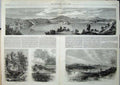 Original Old Antique Print GDigging New Zealand Harbour Coromandel Kapangee