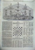 Original Old Antique Print 1865 Testimonial Jackson Birkenhead Pistoja Railway