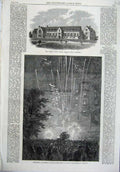 Old Antique Print Surrey School Cranley Guildford Kilkenny Castle Ormonde