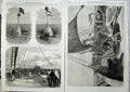 Old Antique Print Atlantic Telegraph Expedition 1865 Cable Buoy Ship Art 19th